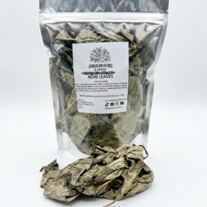 10 Pieces Whole Dried Jamaican Noni Leaf - Organic Morinda Citrifolia - Natural Immune Support & Anti-Inflammatory Herbal Tea