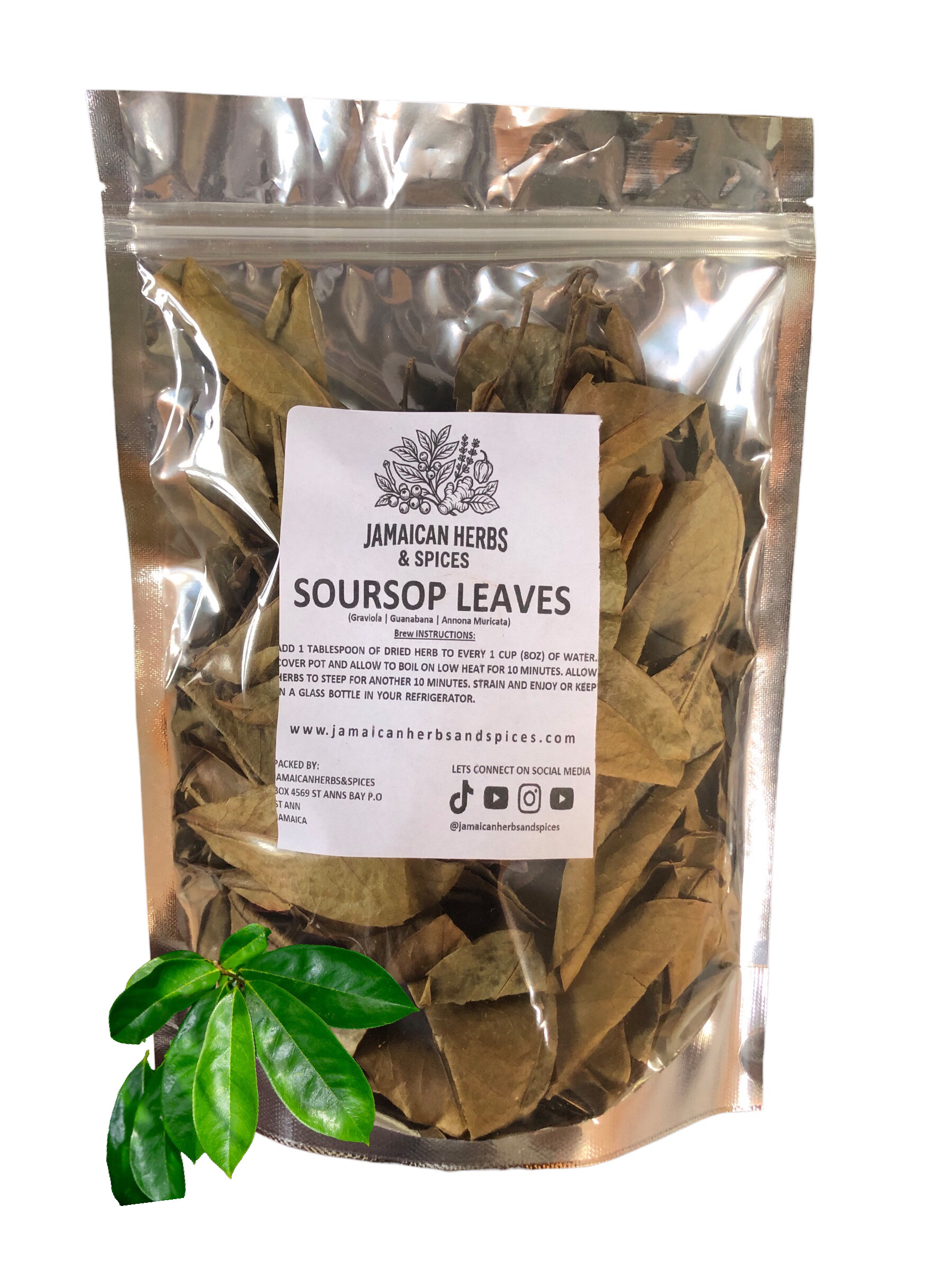 2. soursop leaves for tea